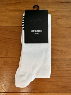 RAPHA PRO TEAM SOCKS - REGULAR White Size M