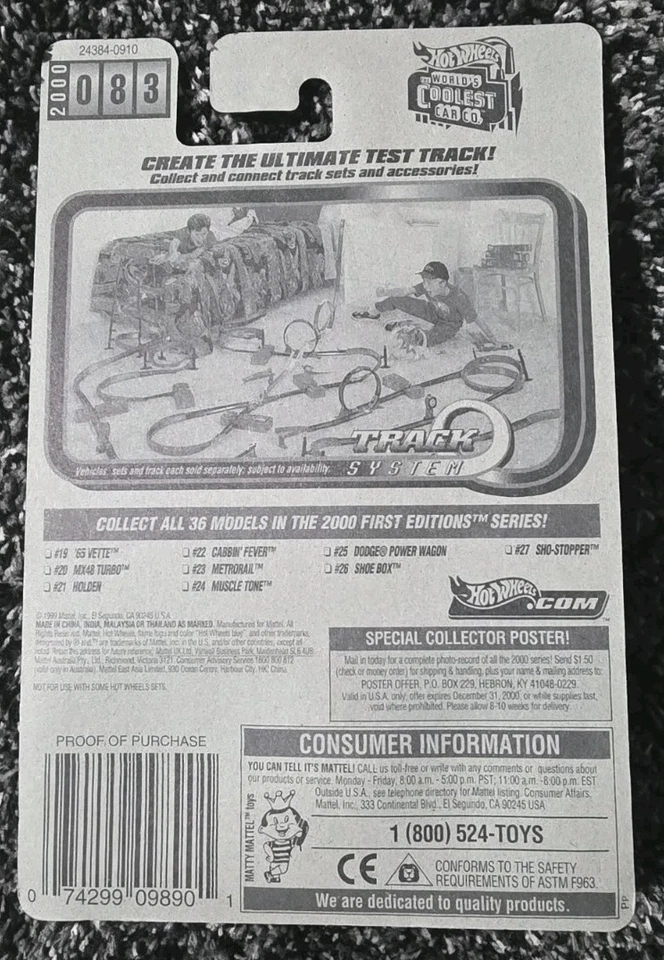 Hot Wheels 2000 primeras ediciones #21 de 36 Holden plata envío rápido Foto 2 de 2