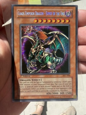 YuGiOh! Chaos Emperor Dragon IOC-000 1st Edition