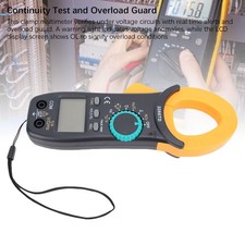 Digital Clamp Meter 3999 Counts TRMS NCV Multimeter AC DC Voltage Current`