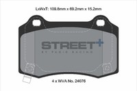 BremsbeläGe Chrysler 300C Touring (Lx, Le) 2.7 Bj. 01/07–12/10 Kw 130 PS 177 - P
