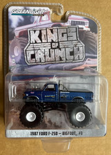1987 Ford F-250 Monster Truck Blue Metallic Bigfoot 3 Kings of Crunch 13 1/64