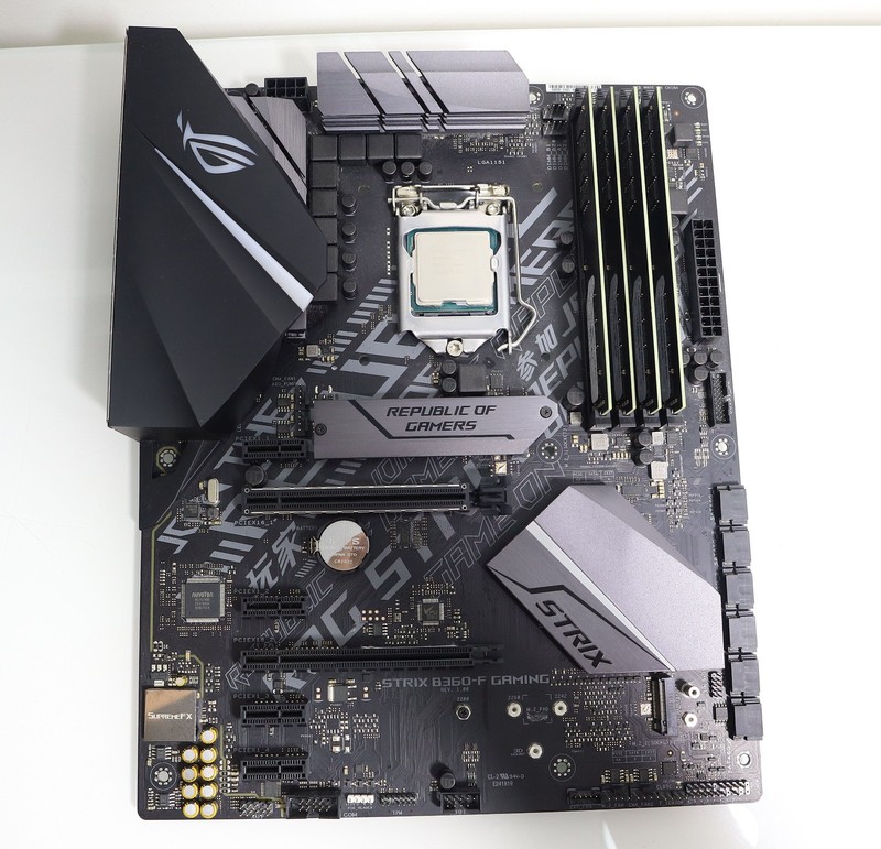 ASUS ROG Strix B360-F Gaming Motherboard + i7-9700K + 32GB DDR4 RAM Bundle