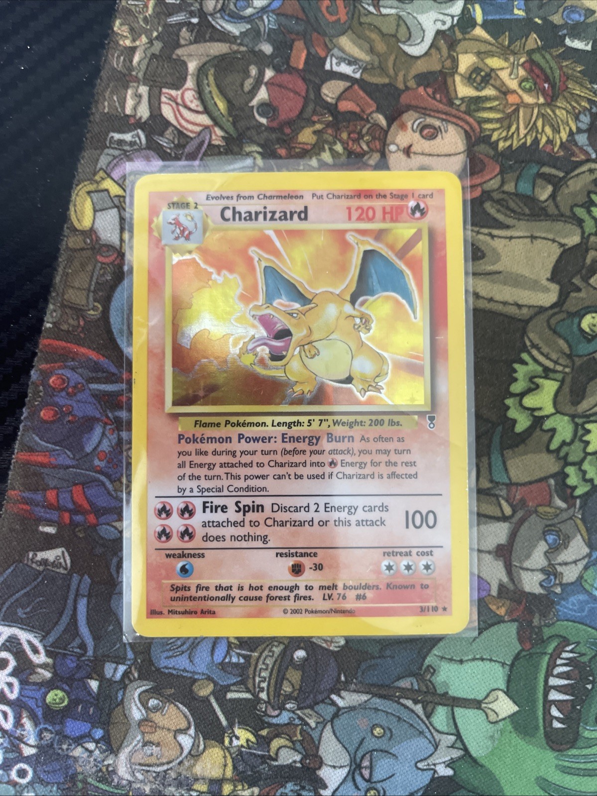Pokémon TCG Charizard 003/110 Legendary Collection Holo Rare MP English