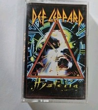 Def Leppard Hysteria Audio Cassette Tape 1987 Mercury Records PolyGram Hysteria