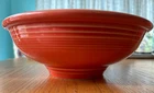 Fiestaware Pedestal Bowl Fiesta Persimmon New - Retired Color 9-3/4 wide