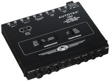 Autotek 7007 Multiple Source Signal Processor Black   .5 Inch DIN, 2-Way,...