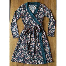 Banana Republic Floral Wrap Dress Size XS
