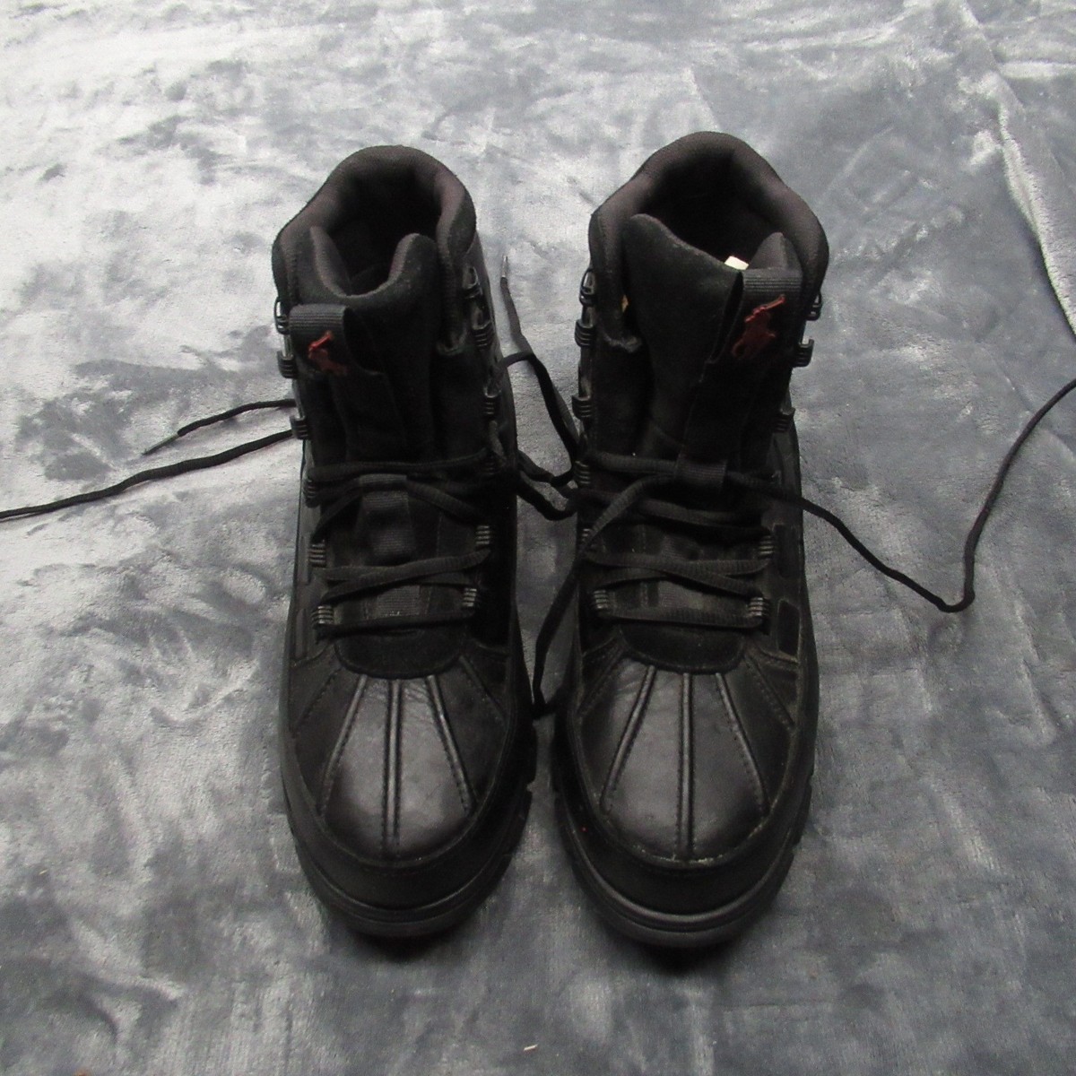 Polo Ralph Lauren Delton Winter Boots black Men’s Size 12 POLO RALPH LAUREN Mens Black Waterproof Buckle Accent Oslo  main image 4