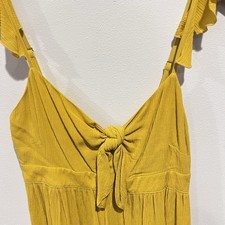 Womens Babydoll Y2K Dress Small Ruffle Tie NWT Crepe Boho Flowy Spring Break