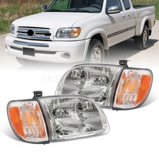 Headlights Set Headlamp Corner Lamps Left Right 4pcs For Toyota Tundra 2000-2004 Headlights Set Headlamp Corner Lamps Left Right 4pcs For Toyota Tundra 2000-2004