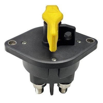 Yellow Knob Dual Pole 500A 48V Battery Disconnect Switch Isolator 880175-0002