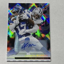 2025 Panini Photogenic Kenneth Murray White FOTL Auto **6/7** Dallas Cowboys #14