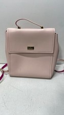 Kate Spade Damski plecak Jasnoróżowy Solidna skóra Magnetyczne Złote Okucia