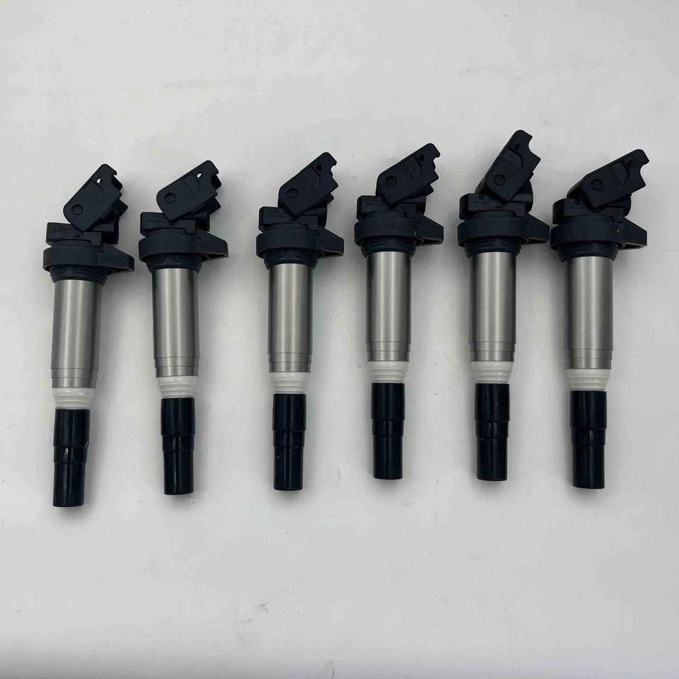 6PCS For BMW 135i 335i 325i 535i X6 Z4 X3 X5 Delphi Ignition Coils Metal Set New Foto 3 de 4