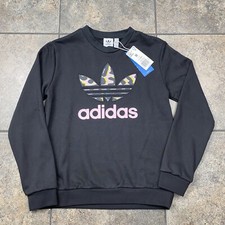 NEW Girl  s Adidas Trefoil Crewneck Sweatshirt Size Medium W/Tags