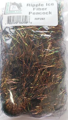 Hareline Fly Tying Synthetics ''  RIPPLE ICE FIBER '' color: PEACOCK