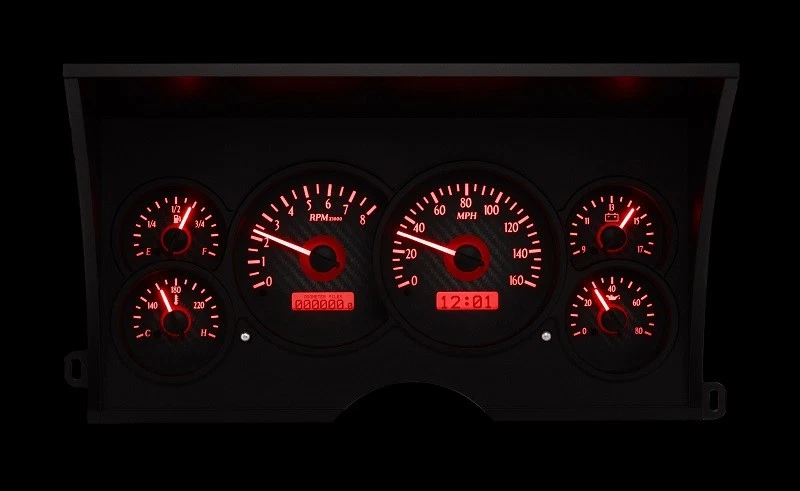 Sistema de calibre analógico para camioneta Chevy GMC Dakota Digital 88-94 VHX-88C-PU-C-R Foto 2 de 4