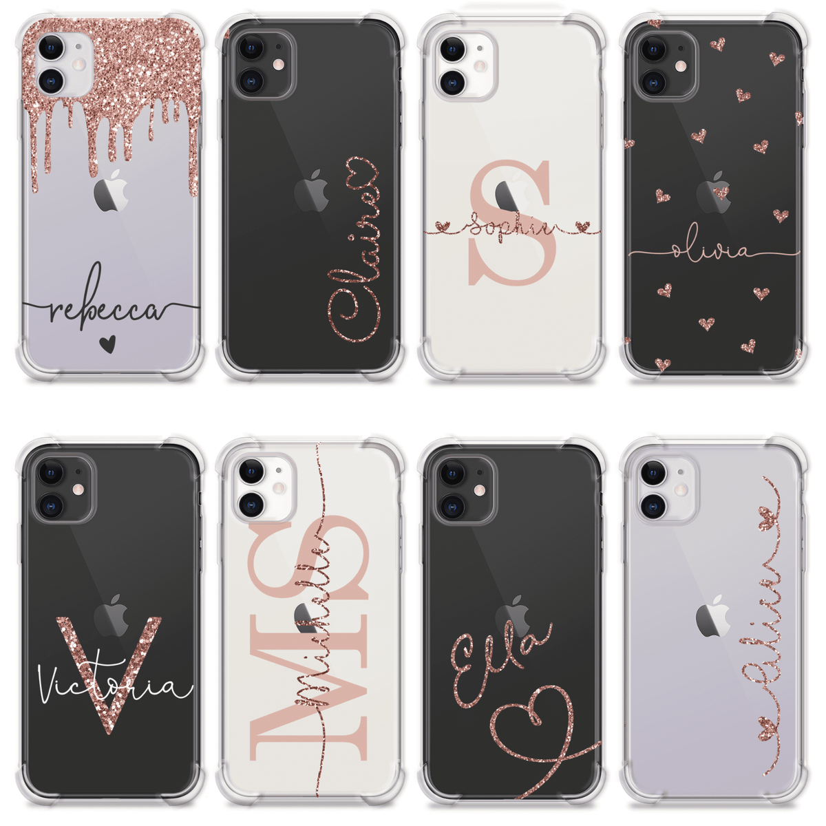 Custodia Telefono Personalizzata Bee Nome Chiaro Cover In Silicone Per - Foto 7