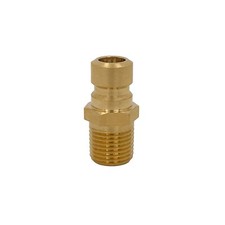 Quick Disconnect Mold Coolant Plug 1/4” Body x 1/8” Male NPT Brass