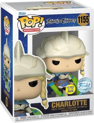 Funko POP! Black Clover Charlotte (Charla) #1155 (CHASE) Chalice Exclusive Glow