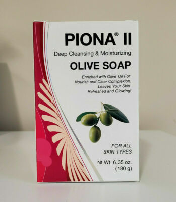 Piona II Deep Cleansing & Moisturizing Olive Soap 6.35oz / 180g