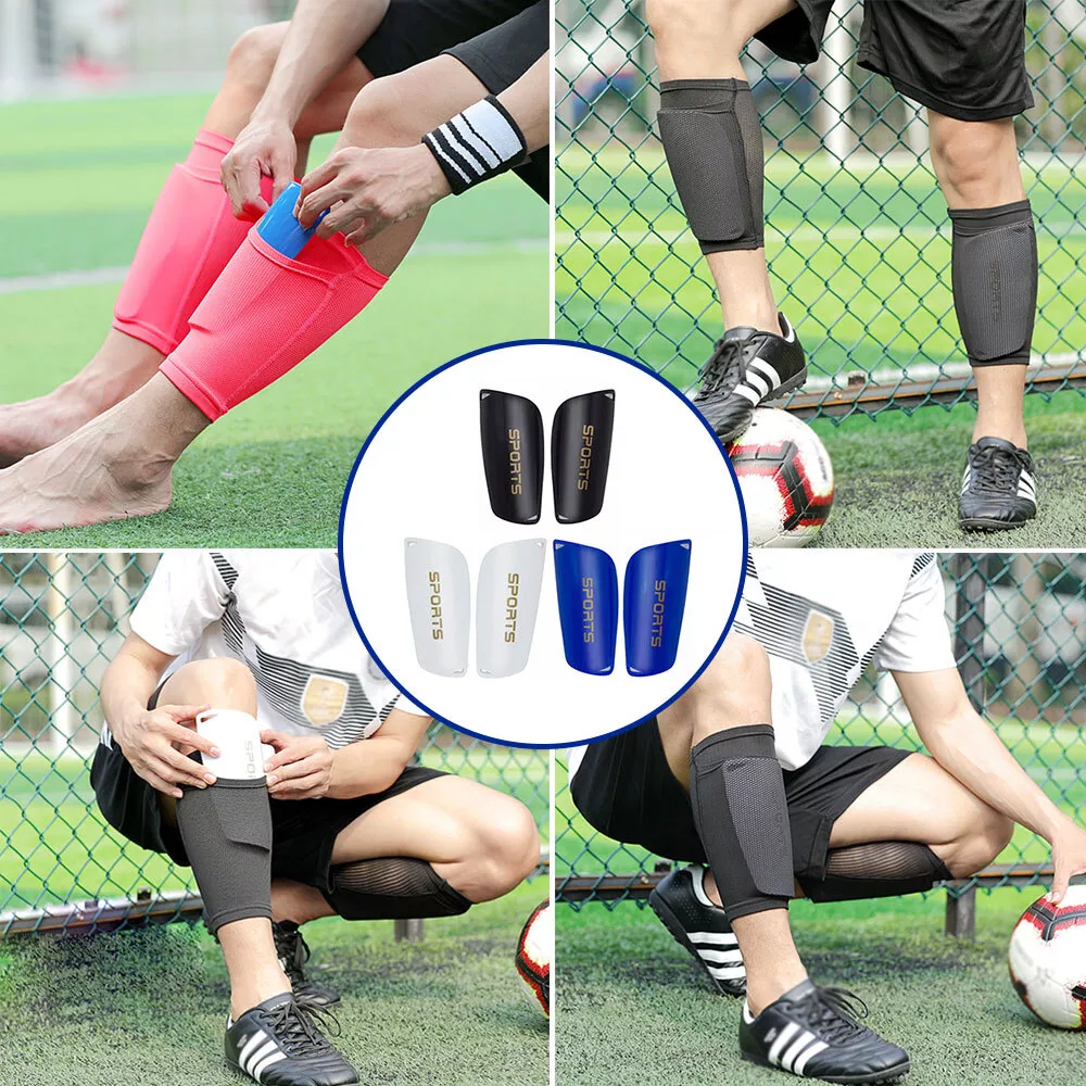 1 Pair Shin Pads Guard Sport Leg Protector Football Soccer FOR