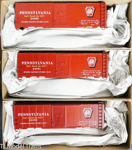 Kits de plástico Accurail HO #8128 (paquete de 3) Pennsylvania (coche de caja de acero remachado de 40') | Zustand: New