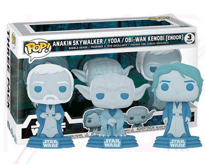 Star Wars Funko POP Anakin Skywalker Yoda Obi-Wan Kenobi Endor