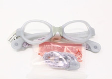 Miraflex Baby Zero Kids Eyeglass Frames BZ JC Clear Gray 31/15