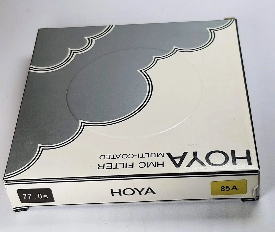 77mm Hoya HMC Multi-Coated 85A 85-A 85 A Color Conversion Glass Lens Filter E-77 - Image 4 of 4