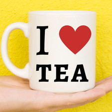 I Love Tea Mug | Tea Gifts | Gifts For Tea Lovers | Birthday Cup