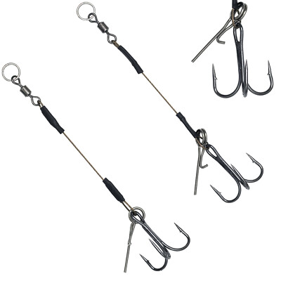 Kinetic Headbanger Single Stinger spikes 12/15cm Haken-Gr. 1/0 o.2/0 Drillinge 