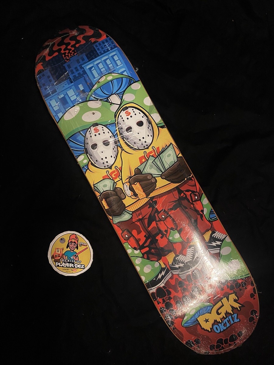 RARE DGK Ghettoland Chaz Ortiz Skateboard Deck Dirty Ghetto Kids 