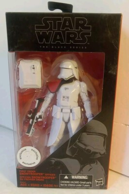 2015 Star Wars The Black Series First Order Snowtrooper Officer Hasbro NEW