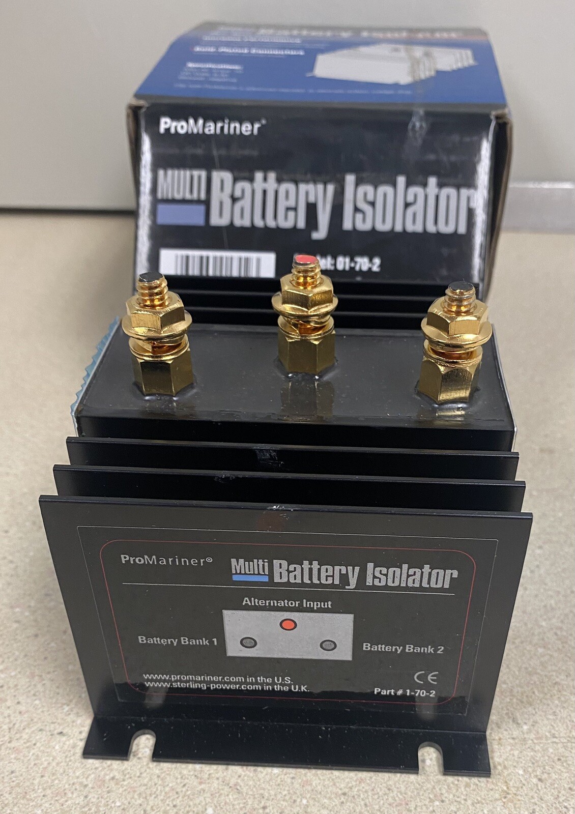 NEW ProMariner Multi-Battery Isolator #01-70-2 70 amps (572)
