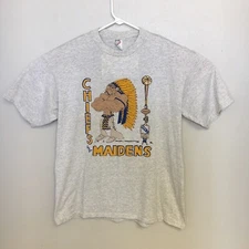 Chiefs & Maidens Clubs Vintage T Shirt Vintage Jerzees Tag Mens XL Made in USA