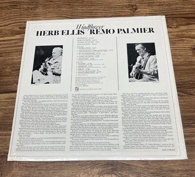 Windflower Herb Ellis & Remo Palmier CJ-56 1978 Vinyl LP Album