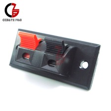 10PCS Push Release Type Spring Loaded 2 Terminal Speaker Connector Plate Board