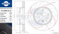 Rotinger 2X Bremsscheibe Vorne Ø299.8 Mm Gelocht BelüFtet FüR BMW 3Er Touring