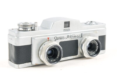 Meopta Stereo-Mikroma II Vintage 16mm Stereo Camera With 25mm f3.5