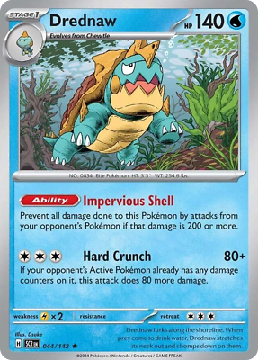 Drednaw 44/142 Rare Holo | Stellar Crown | Pokemon Card | eBay