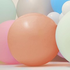 2 MATTE NATURAL 32" Round Large Latex Balloons Party Wedding Decorations