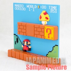 Super Mario Bros. Stage Figure 1-1 Nintendo Dotgraphics JAPAN NES FAMICOM
