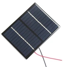 1.5W 12V solar panel droplet adhesive board+electronic wire DIY solar panel