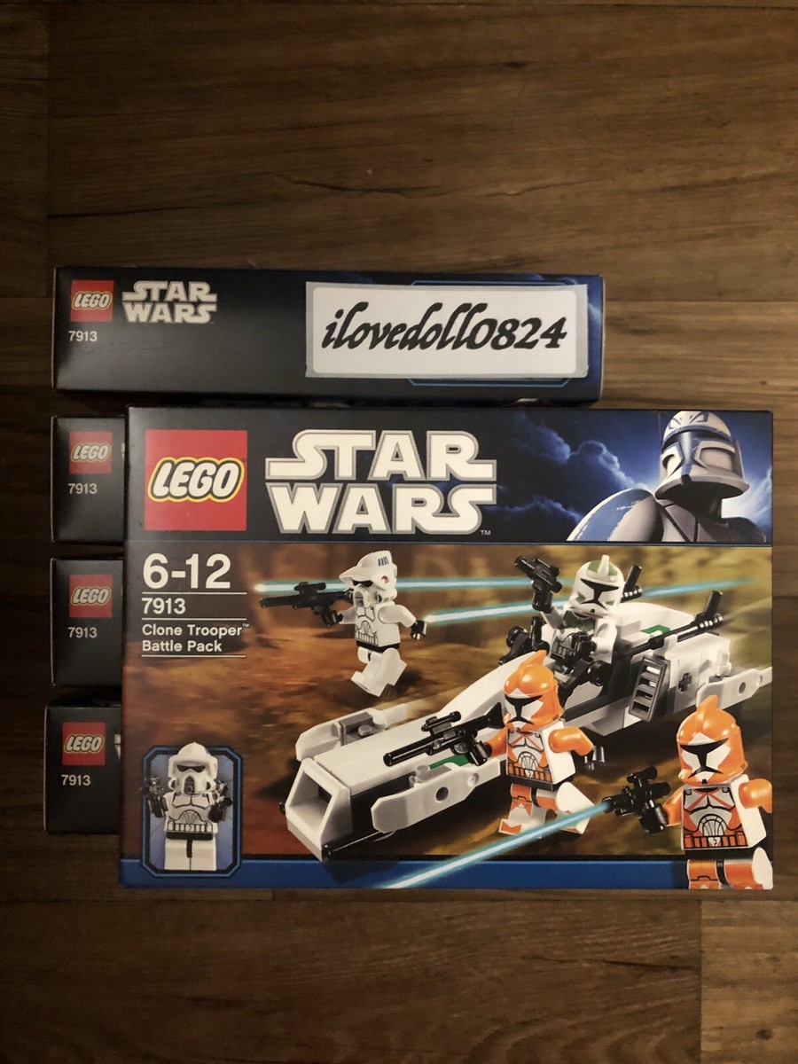 LEGO Star Wars Clone Trooper Battle Pack (7913) X 5 Boxes