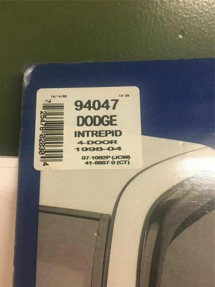Conjunto de ventana deflector-ventana de ventilación 94047 - 1998-04 Dodge Intrepid Foto 2 de 2