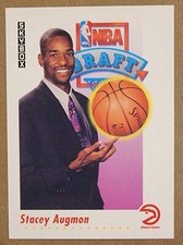 1991-92 SkyBox Atlanta Hawks Basketball Card #521 Stacey Augmon Rookie