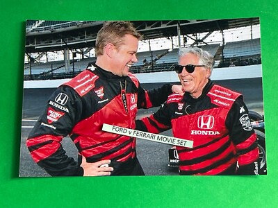 Found PHOTO Mario Andretti Teaches Matt Damon How to Drive for Ford vs Ferrari