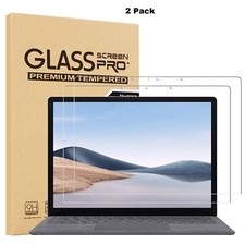  2-Pack Tempered Glass Screen Protector For Surface Laptop 4 13.5 inch 2021